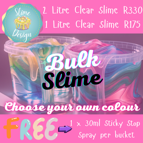 Bulk Slime (Clear): 1 and 2 Litre Tubs