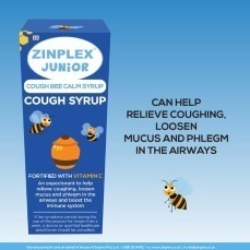 ZINPLEX JNR COUGH BEE CALM SYRUP 200ML