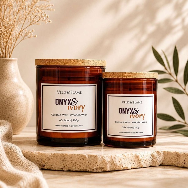 Onyx & Ivory Coconut Candle