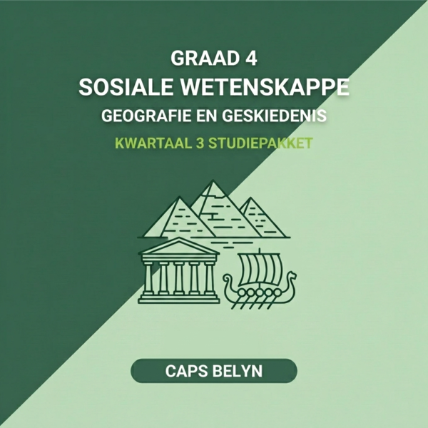 Graad 4 Sosiale Wetenskappe: Geografie en Geskiedenis Kwartaal 3 (CAPS Belyn)