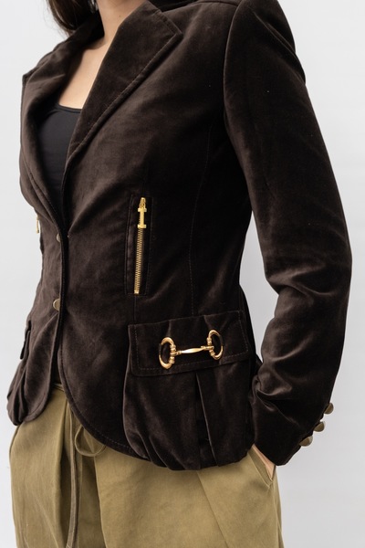 ICEBERG Vintage Velvet Blazer