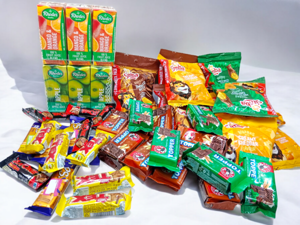 LUNCH BOX SNACK HAMPER(72 ITEMS)