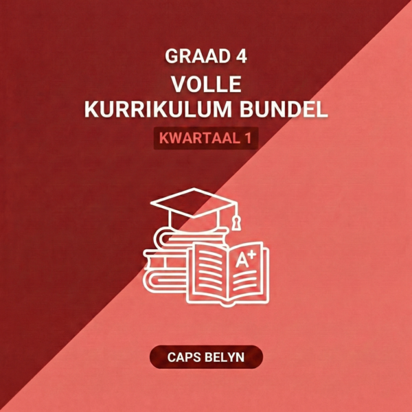 Graad 4 Kwartaal 1 Kurrikulum Bundel (CAPS Belyn)
