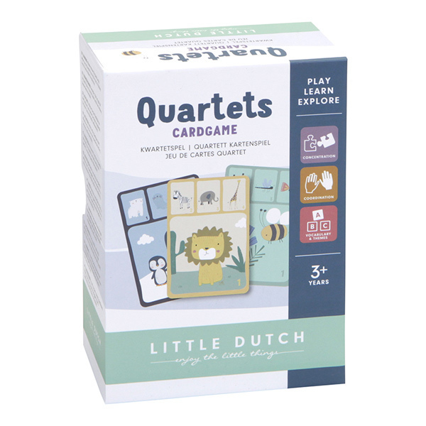 Little Dutch Quartets Card Game Animals Your kiddies will have