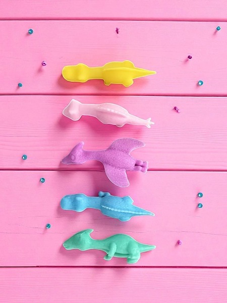 Colorful Dinosaur Finger Puppet Toys - Random