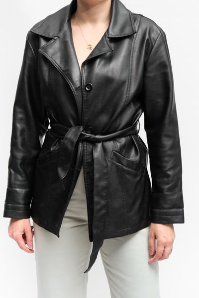 Faux Leather Jacket