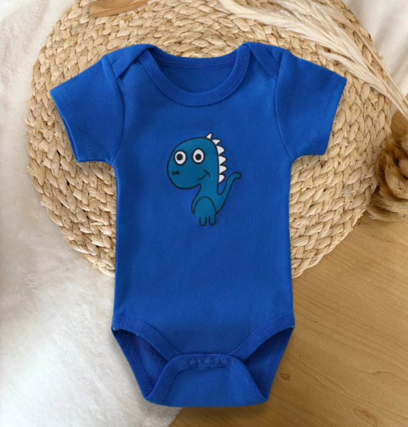 Blue Dinosaur Onesie