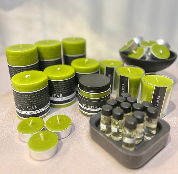 Fig & Pear Scented Candles