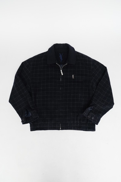 YvesSaintLaurent Pour Homme Checked Bomber