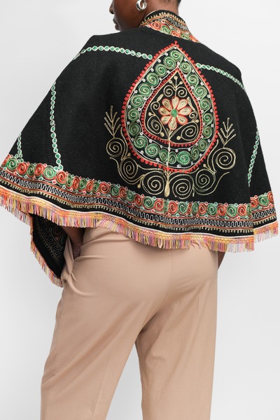 lawn embroidered shawl