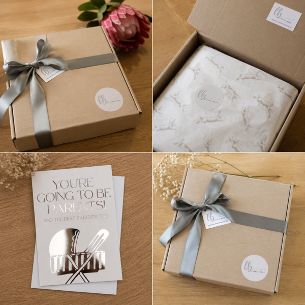 Pack your own gift. (box and personalised card)
