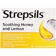 STREPSILS LOZENGES 8 - HONEY & LEMON