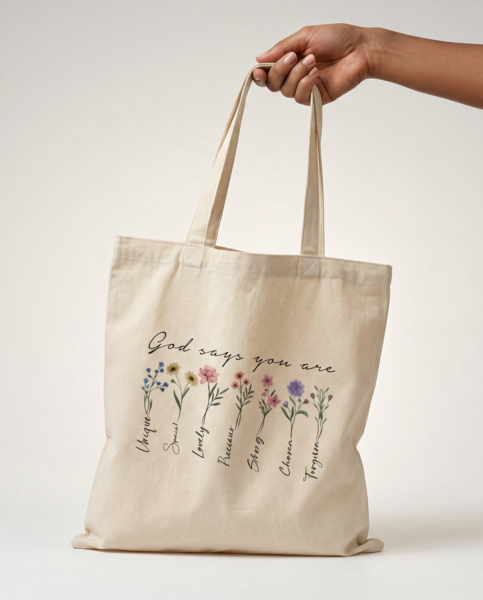 Tote Bag-God Says You Are