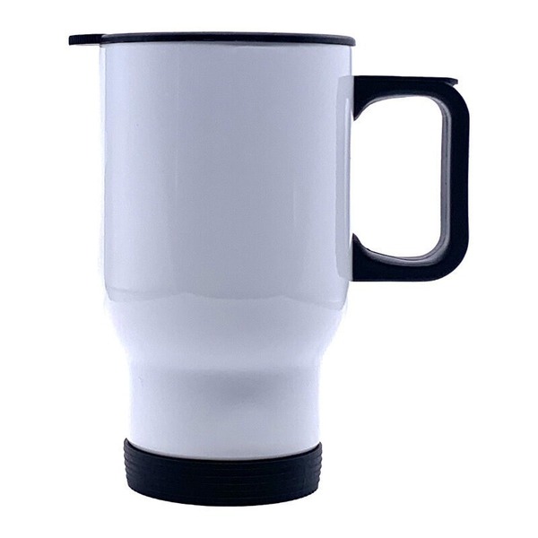 White Travel Mug