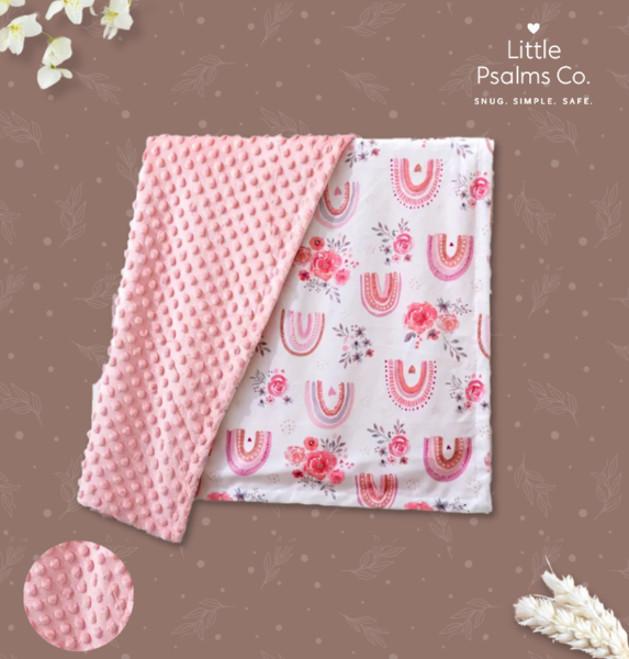 Pink Rainbow Blanket