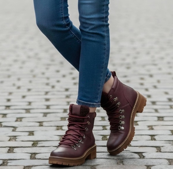 Miss Black ~ Fox 8 ~ Burgundy (Size 5)