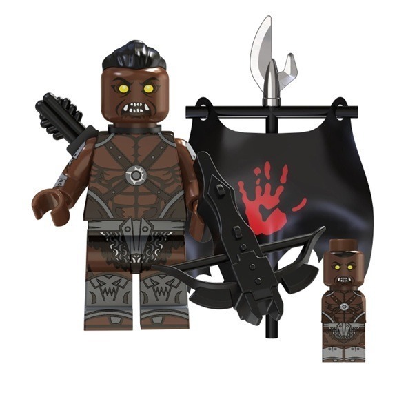Uruk-hai Orc - Crossbow and Flag