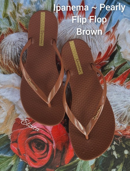 Ipanema - Pearly Flip Flops - Brown (Size 4, 5, 6, 7, 8 )