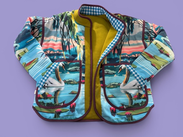 The Chartreuse Swan Jacket