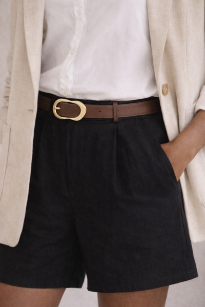 Rebecca Belt Gold Brown