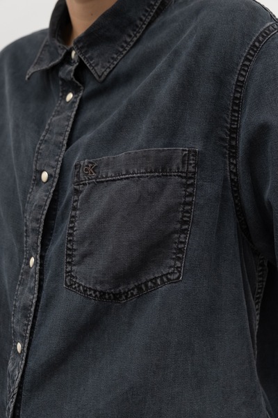 CALVIN KLEIN Denim Logo Charcoal