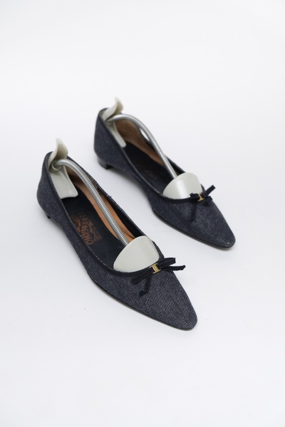 Salvator Ferragamo Denim Pumps