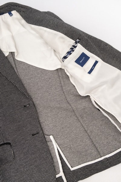 GANT Pre-Owned Houndstooth Cotton Blend Blazer