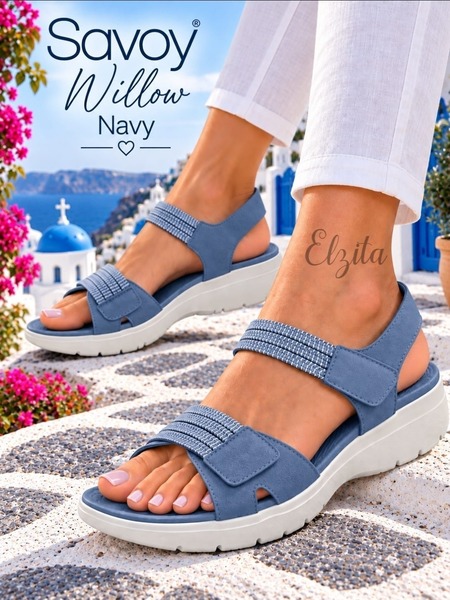 Savoy - Willow - Navy ( Size 5, 6, 7, 8 )