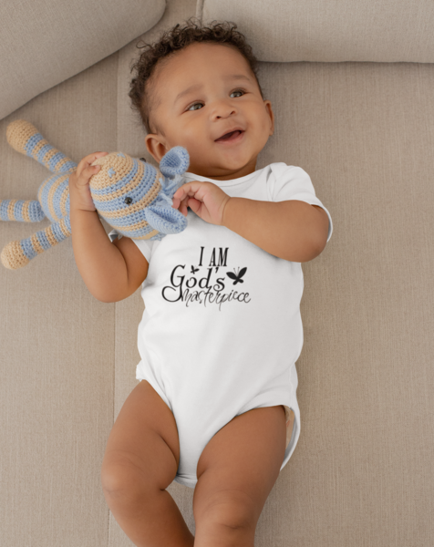 Babygrow White - Short Sleeve -Masterpiece