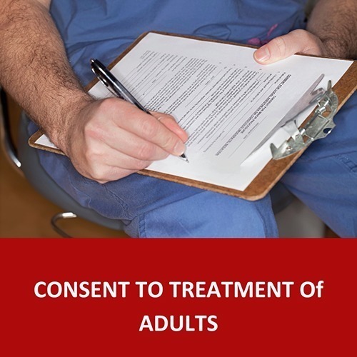 Consent to Treatment Adults