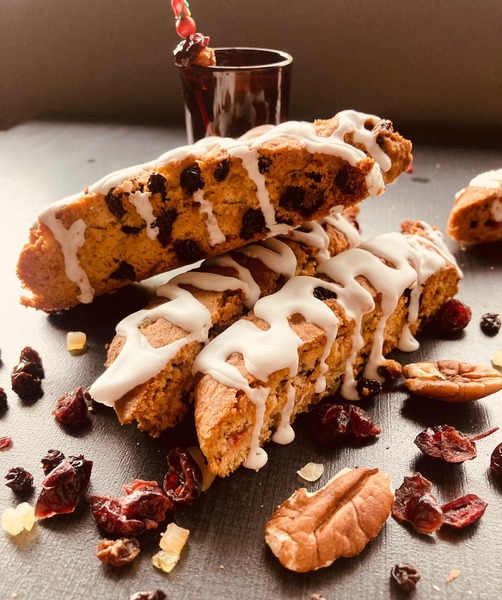 Fruitcake Biscotti