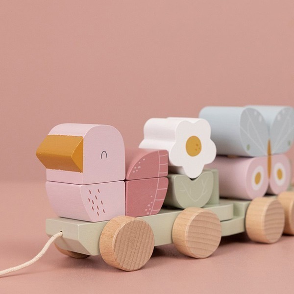 Little Dutch Stacking Train - Flowers & Butterflies