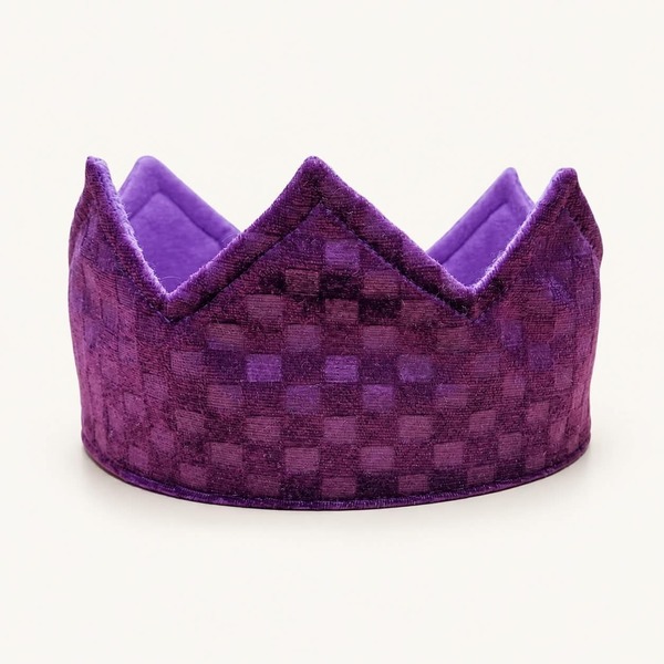 Kingdom Crown Purple Velvet