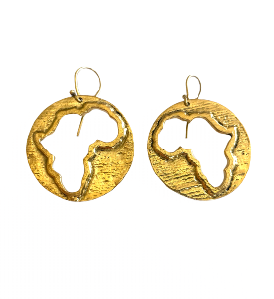 Africa Brass earrings