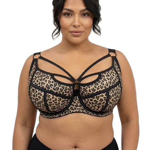 Boujee Wild Leopard Print Bra
