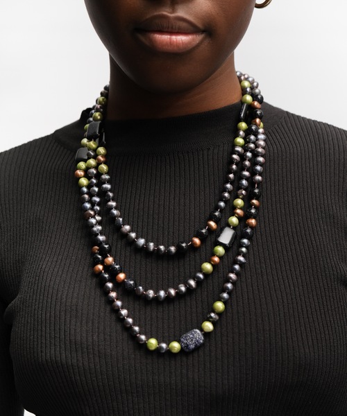 Fresh Water Black Pearl Long Neckless