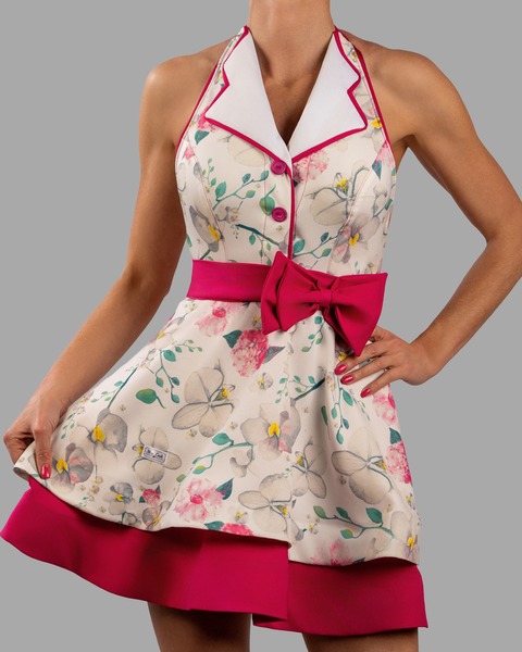 Magenta Orchid Apron