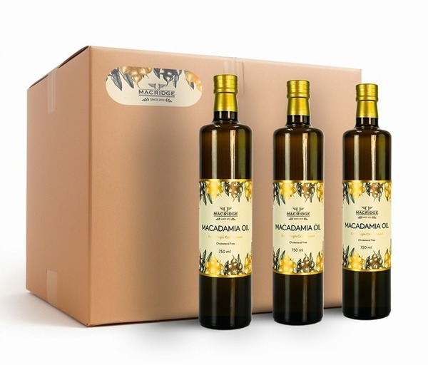 750ml Macadamia Oil x12 Bottles