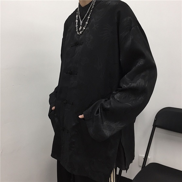 Pure Silk Chinese Kimono Coat
