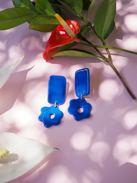 Collage Drops - Blue