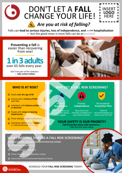 Fall Risk Marketing Package