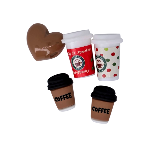 Charm combo: Coffee cups (5 Pieces)