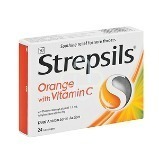 STREPSILS LOZENGES 24 - ORANGE