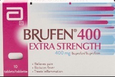 BRUFEN 400MG EXTRA STRENGTH TABLETS - 10