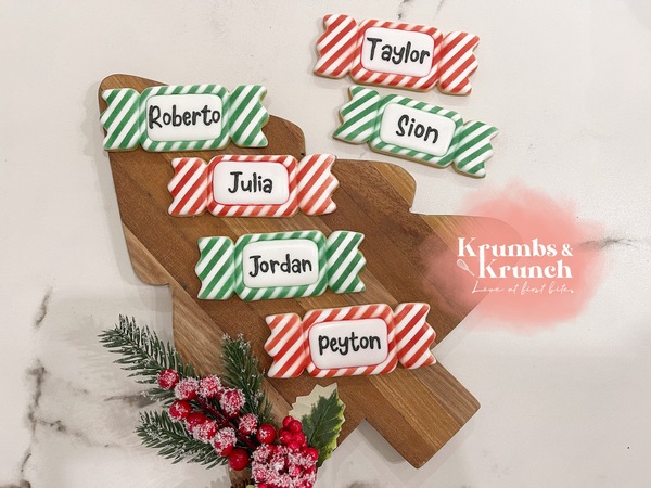 Individual Personalized Cracker Cookie