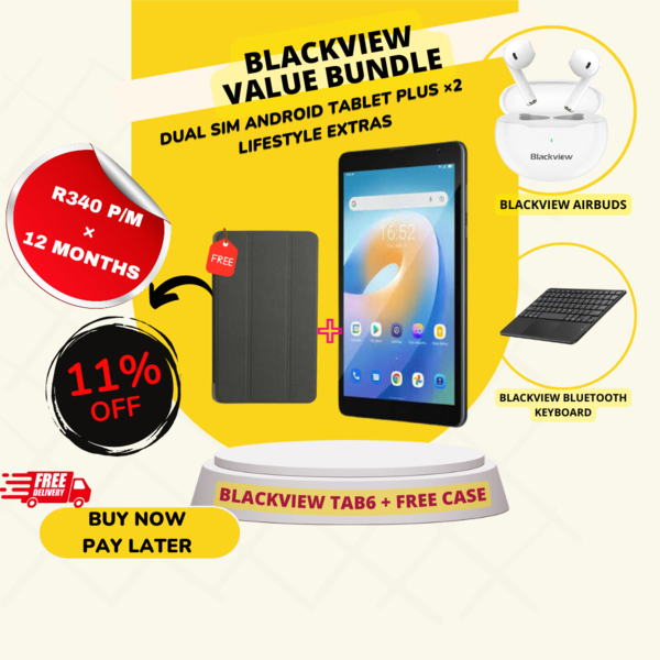 BLACKVIEW TAB6 + 2 LIFESTYLE EXTRAS