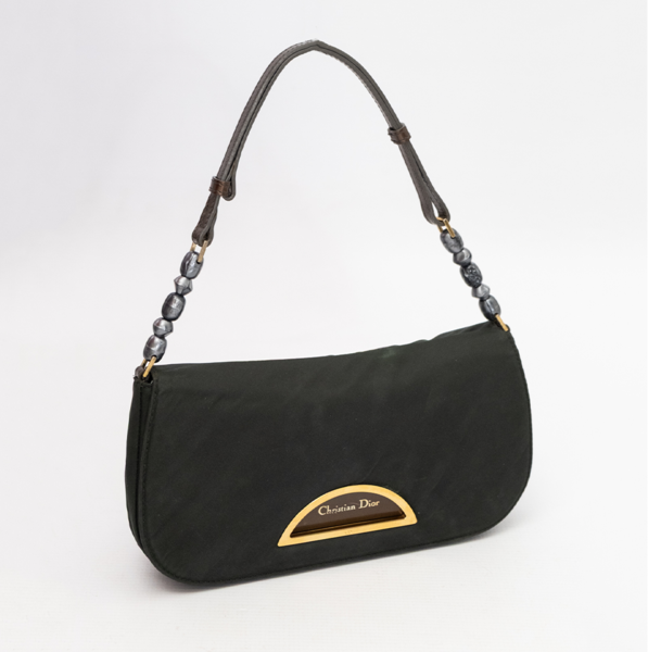 CHRISTIAN DIOR Vintage Nylon Malice Shoulder Bag