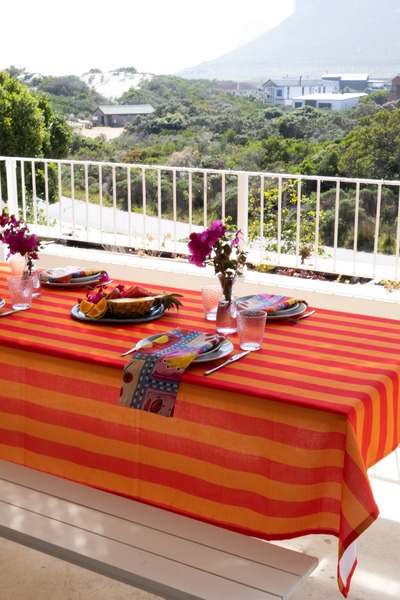 The Sunset Stripe Tablecloth