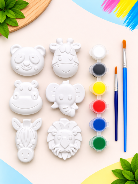 Animal Faces Painting Kit