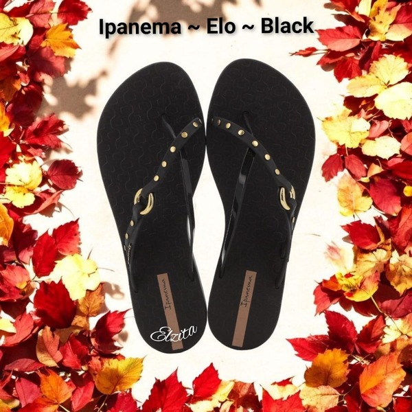 Ipanema - Elo - Black (Size 3, 4, 5, 6, 7, 8 )